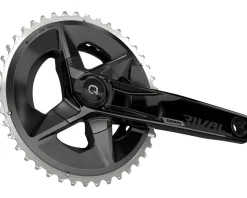 SRAM Bike Computers|Power Meters|Rival AXS Wide Power Meter Crankset (Black) (2 x 12 Speed) (DUB Spindle) (175mm) (43/30T) (Quarq)