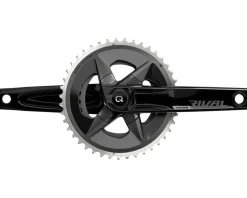 SRAM Bike Computers|Power Meters|Rival AXS Wide Power Meter Crankset (Black) (2 x 12 Speed) (DUB Spindle) (175mm) (43/30T) (Quarq)