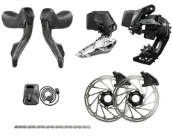 SRAM Groupsets|Rival 2x AXS Road Groupset (Black) (2 x 12 Speed) (E1)