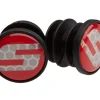 SRAM Handlebars|Road Handlebar End Plugs (Red) (S Logo)