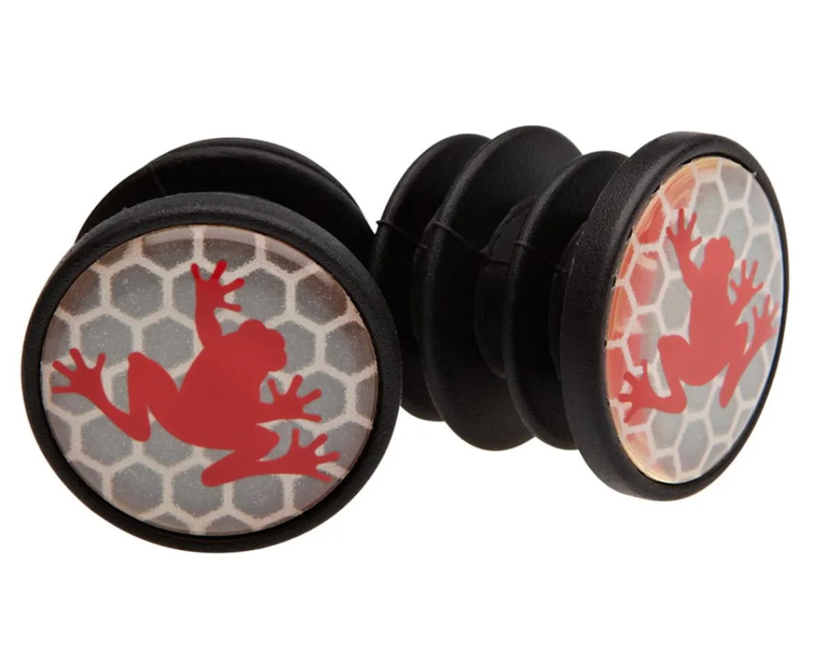 SRAM Handlebars|Road Handlebar End Plugs (Red) (Make The Leap Frog)