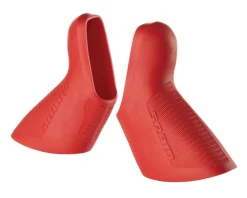 SRAM Brakes|2013 10-Speed Textured Brake Hood Covers (Red/Red 22/Force 22) (Red)