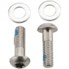 SRAM Brakes|Titanium Flat Mount Disc Caliper Bracket Bolts (Silver) (T25) (17mm)