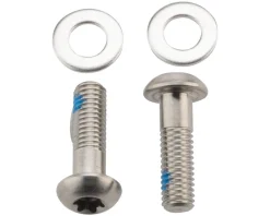 SRAM Brakes|Titanium Flat Mount Disc Caliper Bracket Bolts (Silver) (T25) (17mm)