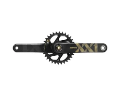 SRAM Cranksets & Parts|XX1 Eagle Crankset (Black/Gold) (12 Speed) ( Direct Mount) (175mm) (34T) (DUB Spindle) (Boost)