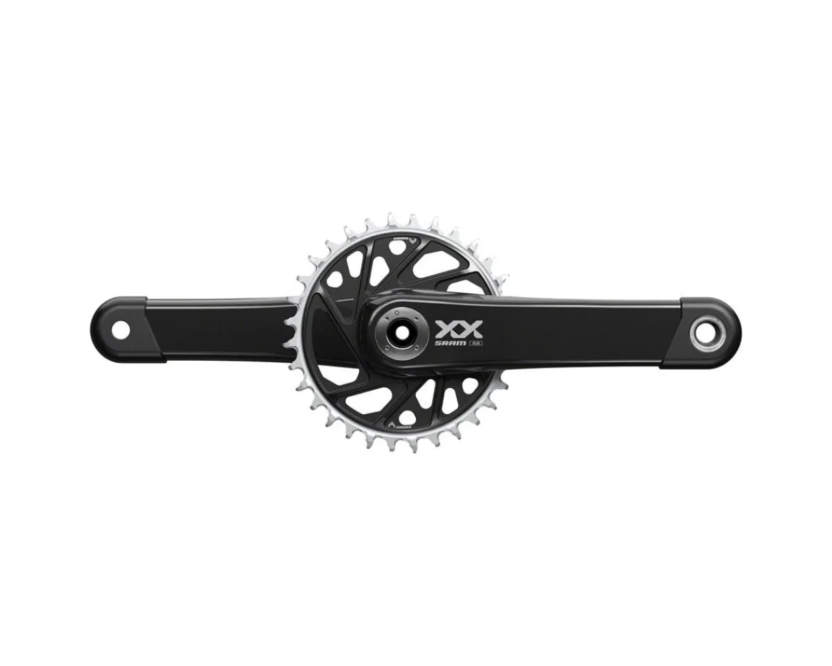 SRAM Electronic Shifting|Cranksets & Parts|XX Eagle T-Type Wide Crankset (Black) (12 Speed) (165mm) (32T) (DUB)