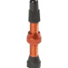 Stan's Tubeless Tire Tools|Tubeless Accessories|Alloy Tubeless Valves (Orange) (Pair) (35mm)
