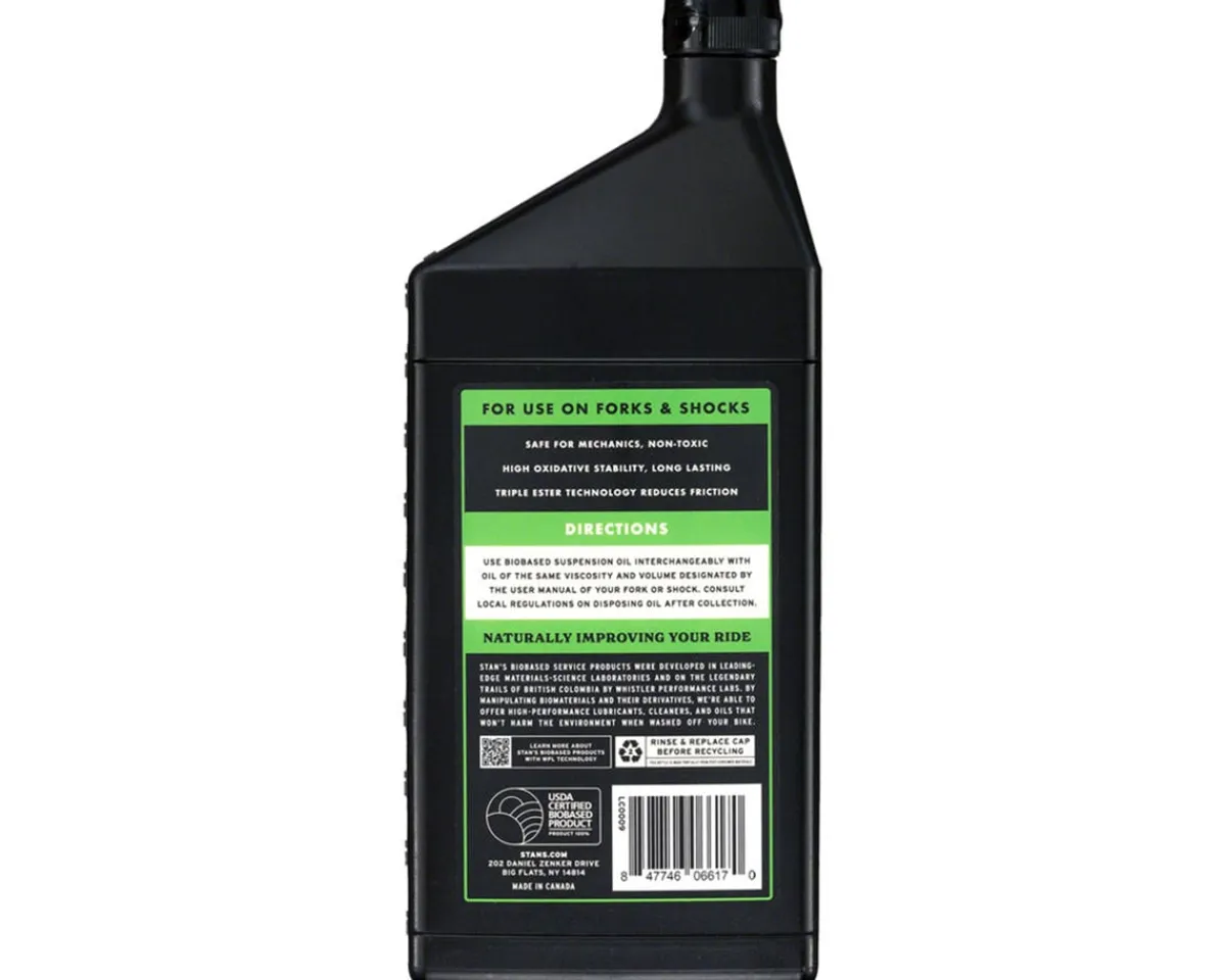 Stan's Lubes, Greases, & Oils|Suspension|Biobased 10 Weight Suspension Oil (33.8oz)