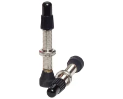Stan's Tubeless Tire Tools|Tubeless Accessories|Tubeless Universal Valve Stems (Silver) (Pair) (Presta) (35mm)