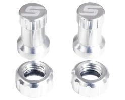Stan's Tubeless Tire Tools|Tubeless Accessories|Tubeless Valve Color Kit (Silver) (Pair)