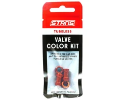 Stan's Tubeless Tire Tools|Tubeless Accessories|Tubeless Valve Color Kit (Orange) (Pair)