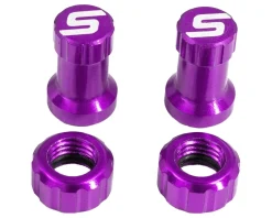 Stan's Tubeless Tire Tools|Tubeless Accessories|Tubeless Valve Color Kit (Purple) (Pair)