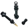 Stan's Tubeless Tire Tools|Tubeless Accessories|Universal+ Presta Valves (Black) (37mm) (Pair)