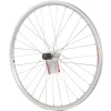Sta-Tru Wheels & Parts|Quick Release Double Wall Rear Wheel (Silver) (Shimano HG) (QR x 135mm) (26") (Tubeless)