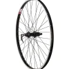 Sta-Tru Wheels & Parts|Quick Release Single Wall Rear Wheel (Black) (Shimano HG) (QR x 135mm) (26")