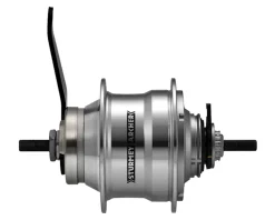 Sturmey Archer Wheels & Parts|Rear Coaster Hub (Silver) (Internal 5 Speed) (13/32" x 135mm) (36H) (Includes Twist Shifter)
