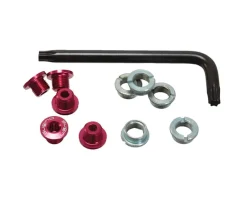 Sugino Chainrings & Accessories|Alloy Chainring Bolt Set (Red)