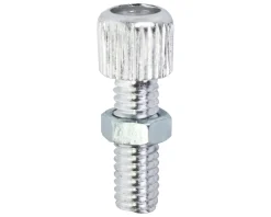 Sunlite Cables & Housing|Derailleurs & Parts|Barrel Adjuster With Lock Nut (Silver) (1)