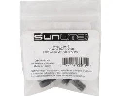 Sunlite Cranksets & Parts|Hex Head Bottom Bracket Spindle Bolts (Silver) (2)