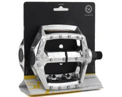 Sunlite Pedals & Cleats|MX Alloy Platform Pedals (Silver) (9/16")