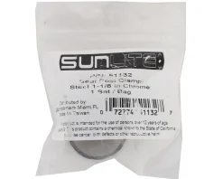 Sunlite Seatposts & Clamps|Steel Seatpost Clamp (Silver) (28.6mm)