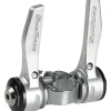 Sunrace Shifters|SLR30 Clamp-On Shifters (Silver) (Pair) (2/3 x 7 Speed) (28.6mm Clamp)