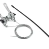 Sunrace Shifters|SLR03 Downtube Friction Shifters (Silver) (Pair) (2/3 x 6/7/8 Speed) (28.6mm Clamp)