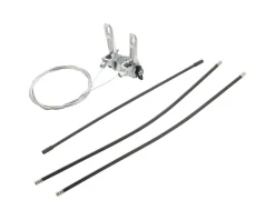 Sunrace Shifters|SLR103 Stem Mount Friction Shifters (Silver) (Pair) (2/3 x 6/7/8 Speed) (22.2mm Clamp)