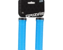 Supacaz Grips & Handlebar Tape|Grizips Lock-On Grips (Neon Blue)