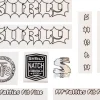 Surly Frame Protection & Decals|Born to Lose Decal Set (White)