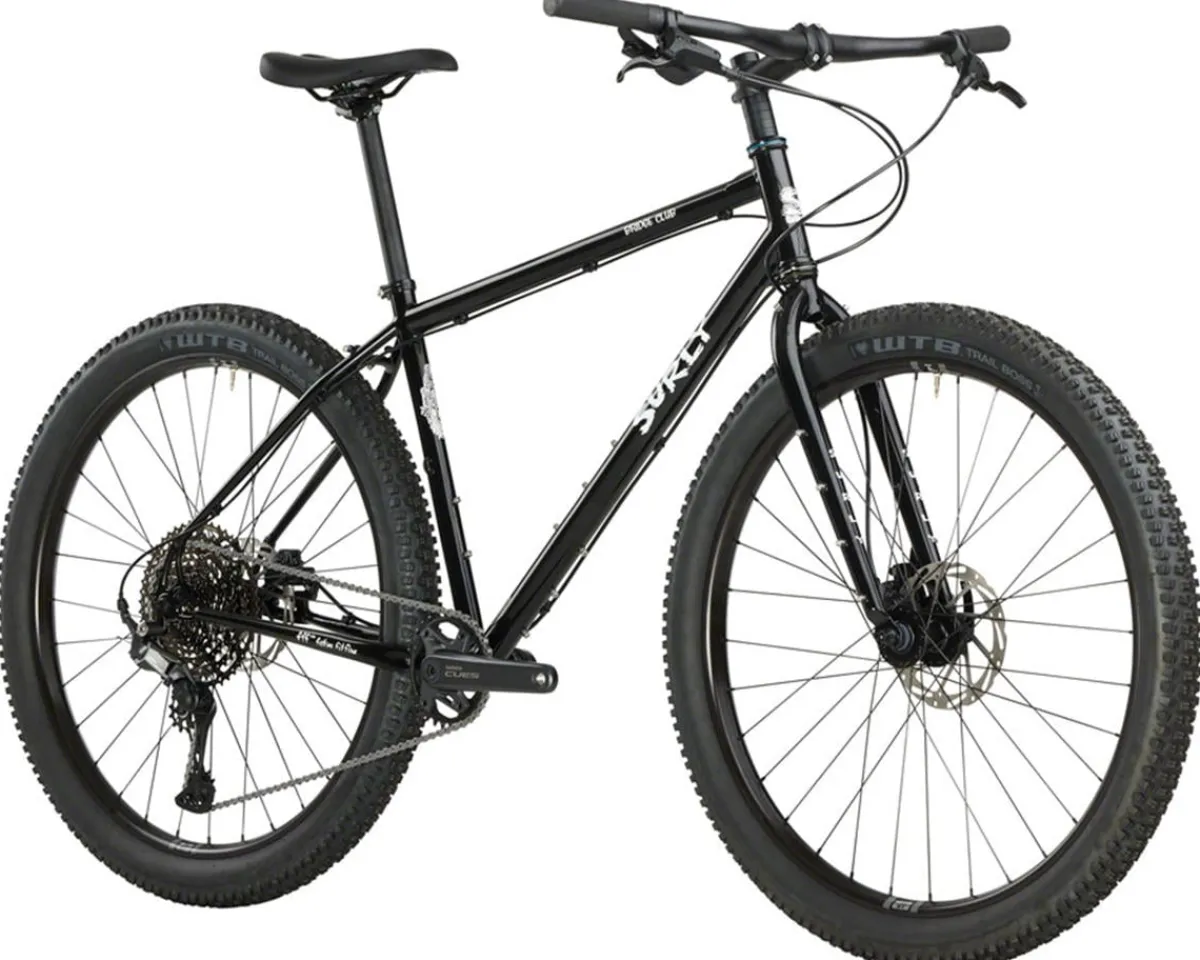 Surly Gravel Bikes|Bridge Club Bike All-Road Touring Bike (Trevor's Closet Black) (27.5") (XS) (Flat Bar)