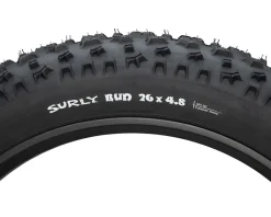 Surly Tires|Bud Tubeless Fat Bike Tire (Black) (Front) (26