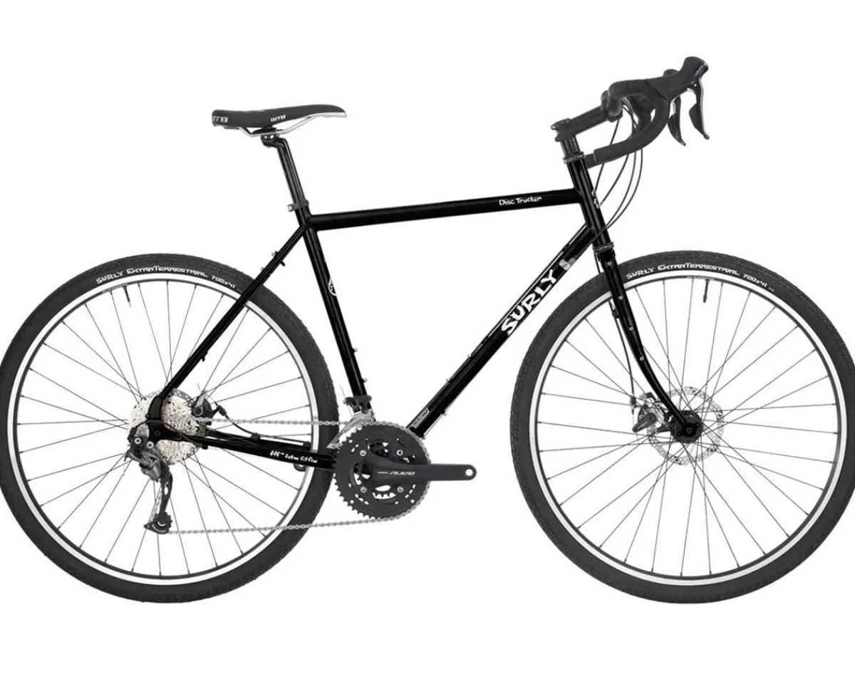 Surly Gravel Bikes|Holiday Shopping|Disc Trucker 26" Bike (Hi-Viz Black) (50cm)