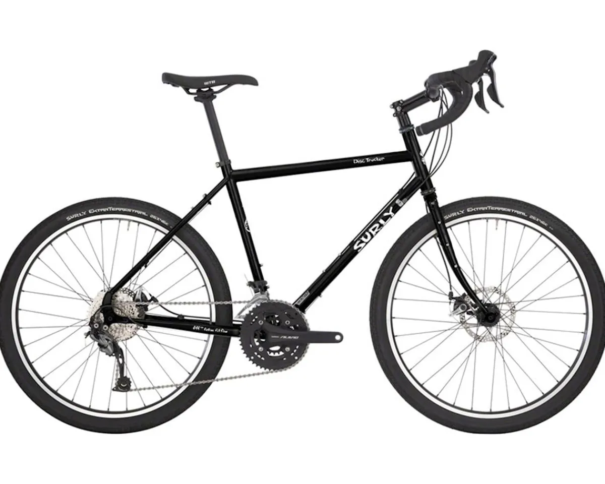 Surly Gravel Bikes|Disc Trucker 700c Bike (Hi-Viz Black) (56cm)
