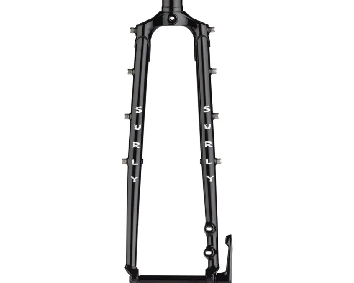 Surly Forks|Forks|Disc Trucker Fork (Black) (26") (1-1/8" Straight) (12 x 100mm) (Steel) (Disc)