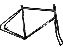 Surly Frames|Gravel Bikes|Disc Trucker 26" Frameset (Hi-Viz Black) (54cm)