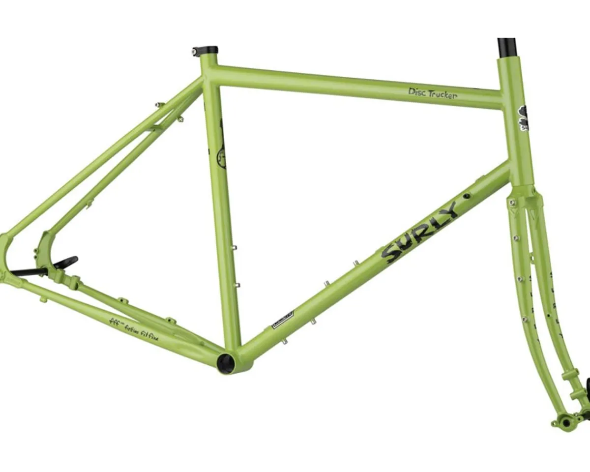 Surly Frames|Gravel Bikes|Disc Trucker 26" Frameset (Pea Lime Soup) (54cm)