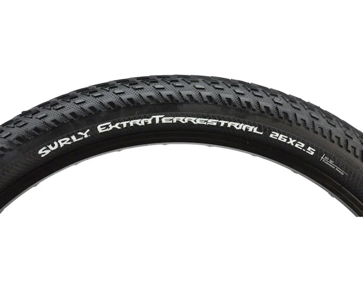 Surly Tires|ExtraTerrestrial Tubeless Touring Tire (Black) (26") (2.5")