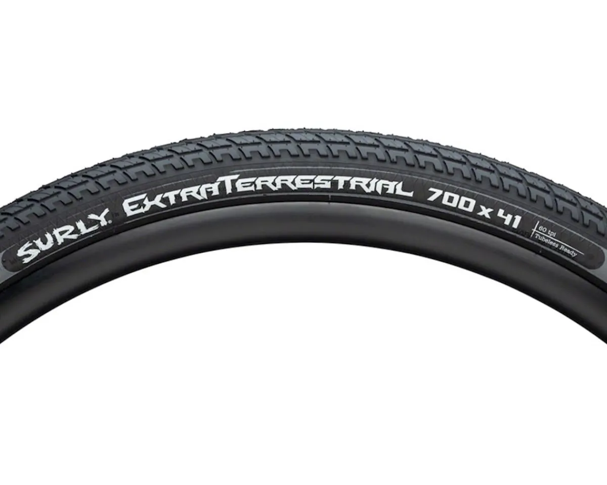 Surly Tires|ExtraTerrestrial Tubeless Touring Tire (Black/Slate) (700c) (41mm)