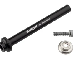 Surly Wheels & Parts|Suspension|Front Thru-Axle (Black) (112mm) (12 x 100mm) (1.0mm) (Chromoly)