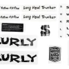 Surly Frame Protection & Decals|LHT Decal Set (Black)