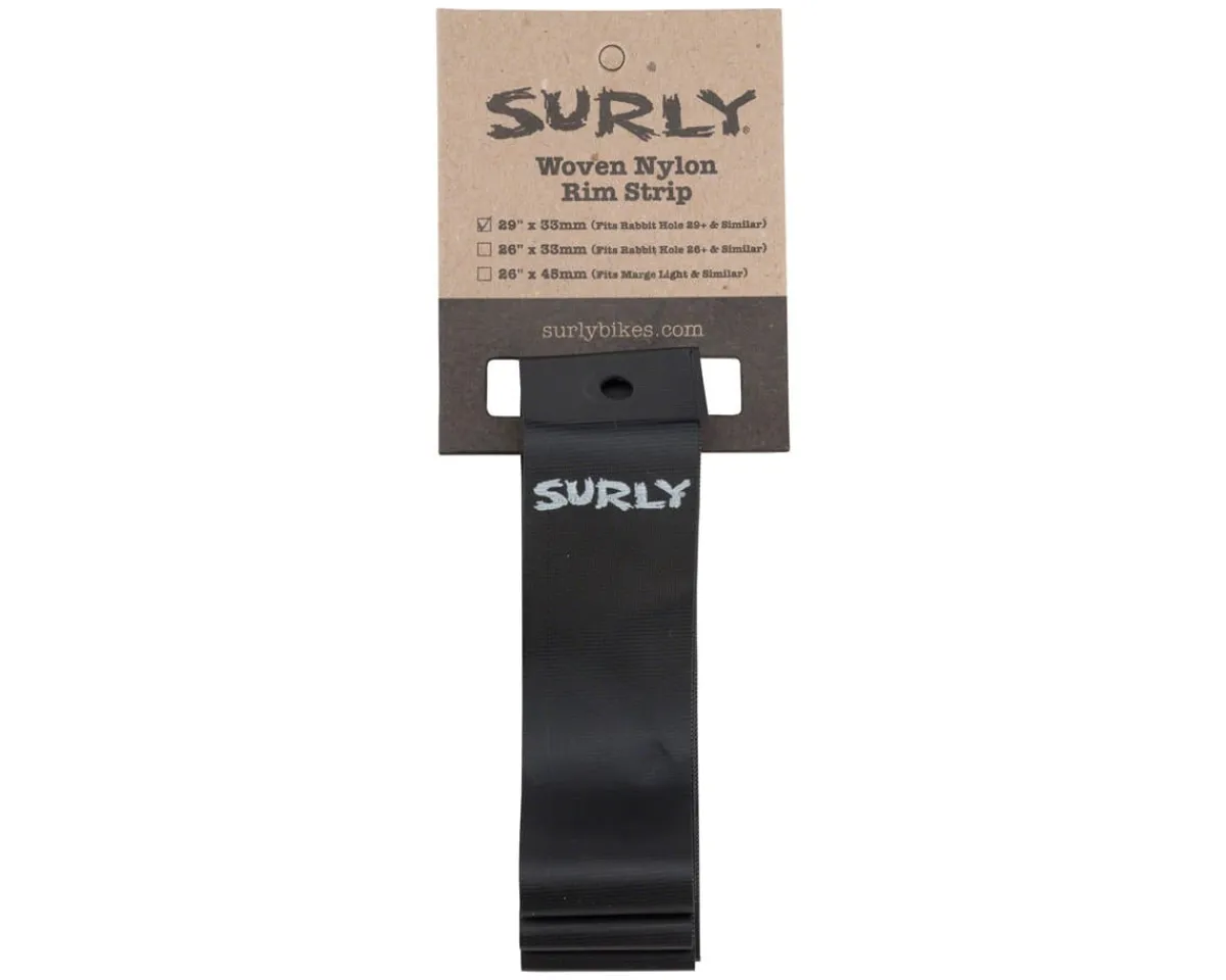 Surly Wheels & Parts|Tire & Tube Accessories|Nylon Rim Strip (Black) (29") (33mm) (For Rabbit Hole Rim)