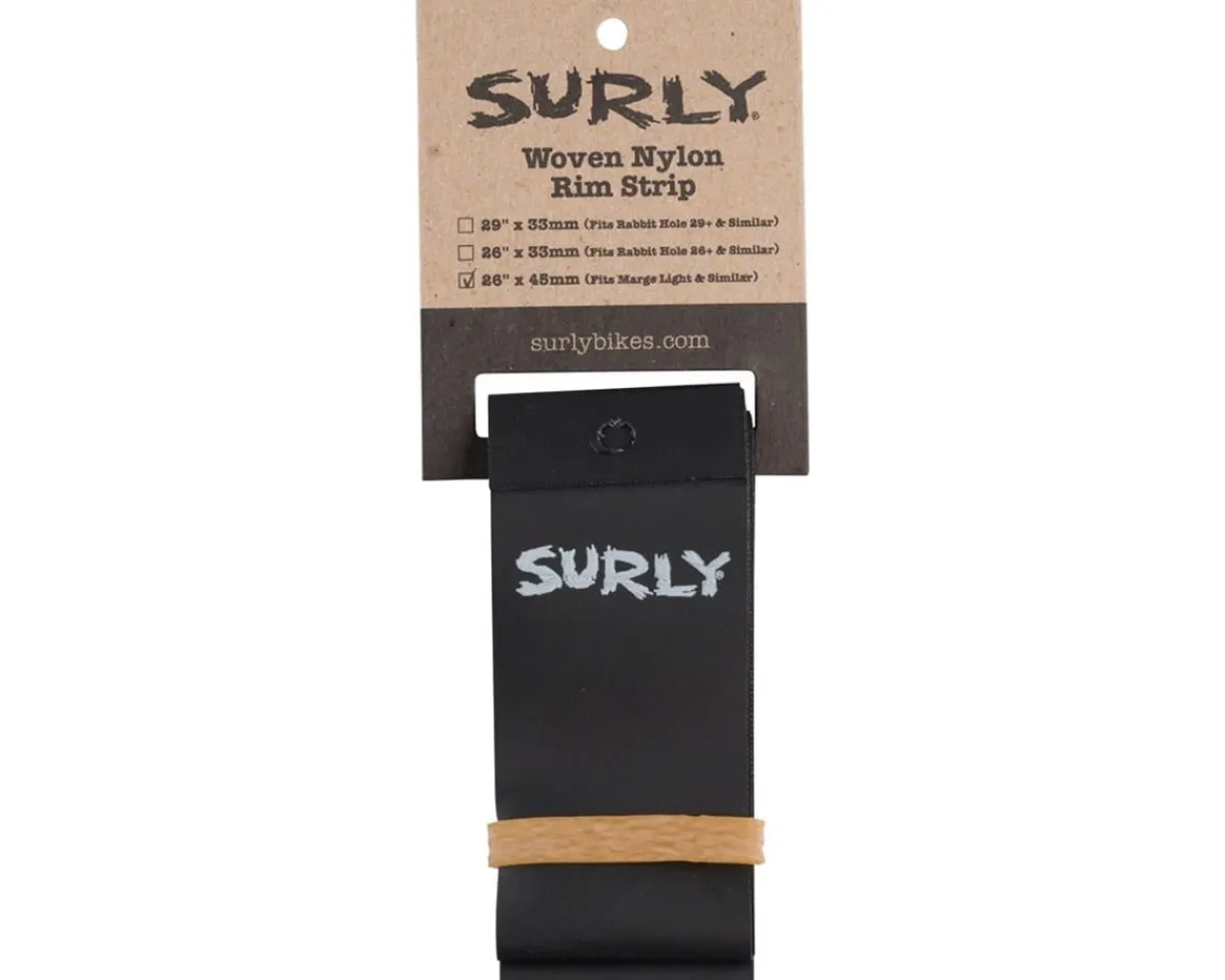 Surly Wheels & Parts|Tire & Tube Accessories|Nylon Rim Strip (Black) (26") (45mm) (For Marge Lite/Rolling Darryl)
