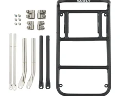 Surly Racks, Fenders, & Trailers|8-Pack Rack Front Rack (Black) (Steel)