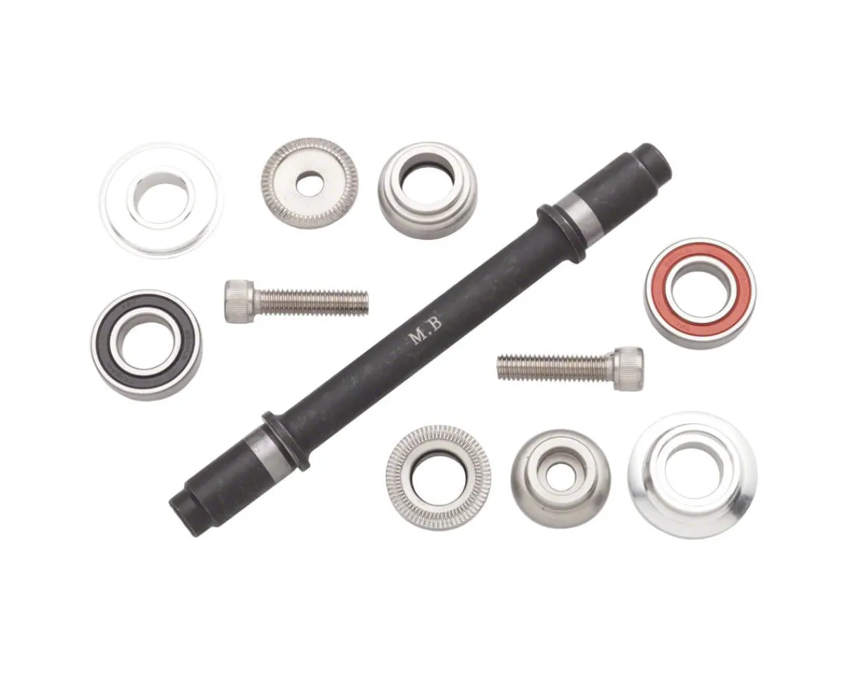 Surly Wheels & Parts|Ultra New Hub Axle Kit (Silver) (120mm Rear Free/Free)