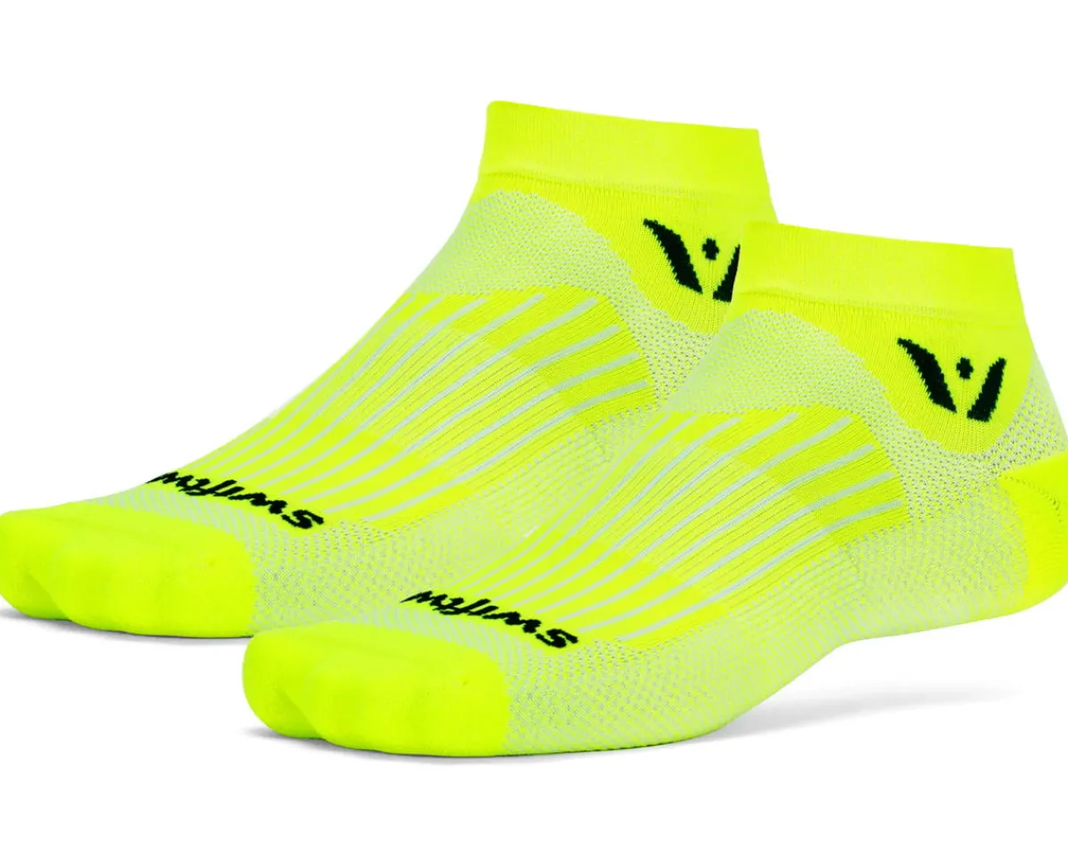 Swiftwick Clothing Accessories|High Vis & Reflective|Aspire One Socks (Hi-Vis Yellow) (S)