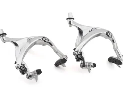 Tektro Brakes|R559 Long Reach Road Brake Calipers (Silver) (55-73mm) (Pair) (Nutted Mounting Bolts)