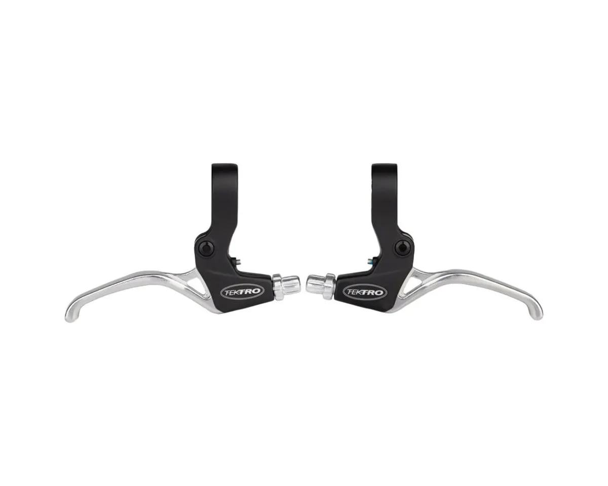 Tektro Brakes|TS325 Linear Pull Brake Lever Set (Black/Silver)