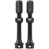 Teravail Tubeless Tire Tools|Tubeless Accessories|Alloy Tubeless Valves (Matte Black) (Pair) (48mm)