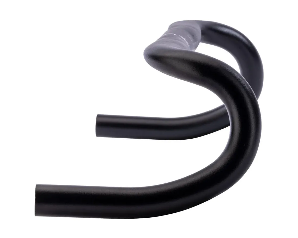 Teravail Handlebars|Feldspar Drop Handlebar (Black) (Aluminum) (40cm) (31.8mm Clamp)